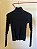 Blusa tricot gola alta preta Zara - tam M - Imagem 2