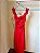 Vestido vermelho recortes A collection - tam M - Imagem 2