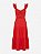 Vestido vermelho recortes A collection - tam M - Imagem 1