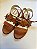 Rasteira caramelo flores Not a Shoe - tam 38 - Imagem 3