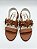 Rasteira caramelo flores Not a Shoe - tam 38 - Imagem 1