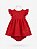 Vestido vermelho babados Charpey - tam GG - Imagem 1