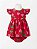 Vestido vermelho cerejas Precoce - tam P - Imagem 1