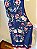 Vestido midi fundo azul Farm - tam P - Imagem 5