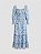 Vestido fundo azul cogumelo Sclub - tam G - Imagem 1