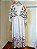 Vestido branco bordado Marie Mercié - tam GG - Imagem 2