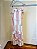 Vestido fundo branco estampado Carol Bassi - tam 42 - Imagem 2