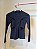 Blusa preta recortes Iorane - tam P - Imagem 2