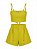 Conjunto top e shorts verde limão All's - tam PP - Imagem 1