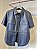 Camisa azul de couro NK - tam P - Imagem 2