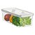 Caixa Plástica Pequena Legumes Frutas Saladas Organizador Geladeira - Imagem 1