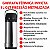 Garrafa Térmica Invicta GLT Pressão 1 Litro Cromada Café Água Leite - Imagem 2