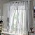 Cortina Sala Quarto Renda Irlanda Branca 350x220cm para Varão Interlar - Imagem 1