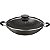 Panela Wok Tramontina Paris 36cm 6 Litros Antiaderente com Tampa Vidro - Imagem 2