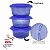 Kit 3 Potes Plástico Sanremo Vac Freezer 530ml Ultra Protect Redondo - Imagem 2