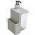 Porta Detergente Esponja Dispenser Pia 500ml Válvula Dosadora Cromada - Imagem 6