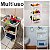 Fruteira Plástica de Chão Ordene 3 Cestos 40x31 Organizador Multiuso - Imagem 4