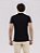 Camisa Polo Piquet Pima Preta - Imagem 3