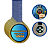 Medalha de Metal Personalizadas e Resinadas Com fita REF: MRM - Imagem 1