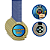 Medalha de Metal Personalizadas e Resinadas Com fita REF: MRM254 - Imagem 1