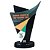 Troféu Excelência Personalizado Em UV Acrílico e MDF - Imagem 3
