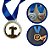 Medalhas Honra Ao Mérito 50mm Acrílico Ouro Prata Bronze Espelhado com Fita - Imagem 1