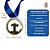 Medalhas Honra Ao Mérito 50mm Acrílico Ouro Prata Bronze Espelhado com Fita - Imagem 2
