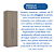 Módulo 02 Portas c/ Prateleiras Elegance 4220A - Níquel - Móveis Castro - Imagem 3