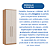 Módulo 02 Portas c/ Cabide e Gavetas Elegance 4221A - Angelin / Blanc - Móveis Castro - Imagem 3
