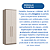 Módulo 02 Portas c/ Cabide e Gavetas Elegance 4221A - Níquel / Blanc - Móveis Castro - Imagem 3