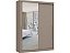 Roupeiro 02 Portas de Correr Premium Elegance c/ Espelho G - 4222A - Níquel - Móveis Castro - Imagem 2