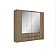 Roupeiro Nobre Glass com Espelho Ref. 4948 - Canela Wood - THB - Imagem 2
