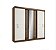 Roupeiro 05 Portas Sognare Glass - Ref. 4729 - Carvalho/Off White - THB - Imagem 3