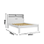 Cama Casal Invicta - 225766 - Branco - Santos Andirá - Imagem 7