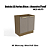 Balcão 02 Portas 80cm - Ref. M623 - Nogueira / Fendi - Linha Botanic - Kappesberg - Imagem 2