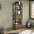 Estante Alta c/ Portas - Ref. LI018 - Canela/Preto - Linha Industrial - Kappesberg - Imagem 1