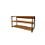 Sapateira 03 Prateleiras - Ref. LI020 - Canela/Preto - Linha Industrial - Kappesberg - Imagem 3