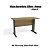 Mesa Secretária 120 - Ref.1120 - Linha Versátil - Kappesberg - Imagem 1