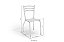 Par de Cadeiras Portugal - Ref. 2C007-CR - Estampa: 110 (Preto) Cromado - Kappesberg - Imagem 2