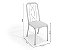 Par de Cadeiras Viena - Ref. 2C072 - Estampa: 106 (branco) Bronze - Kappesberg - Imagem 2