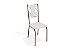 Par de Cadeiras Lisboa - Ref. 2C076-NK - Estampa: 106 (Branco) Nikel - Kappesberg - Imagem 1