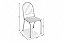 Par de Cadeiras Noruega - Ref. 2C077-CR - Estampa: 21 (Marrom) Cromado  - Kappesberg - Imagem 2
