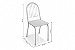 Par de Cadeiras Noruega - Ref. 2C077-CR - Estampa: 31 (Capuccino) Cromado - Kappesberg - Imagem 2