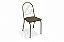 Par de Cadeiras Noruega - Ref. 2C077-NK - Estampa: 21 (Marrom) Nikel - Kappesberg - Imagem 1
