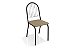 Par de Cadeiras Noruega - Ref. 2C077-PR - Estampa: 31 (Capuccino) Preto - Kappesberg - Imagem 1