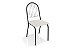 Par de Cadeiras Noruega - Ref. 2C077 - Estampa: 106 (Branco) Preto - Kappesberg - Imagem 1
