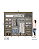 Roupeiro 268cm 02 Portas Deslizantes Cavic 100% MDF - D209-108 - Duna/Off White - Móveis Henn - Imagem 6
