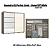 Roupeiro 240cm 02 Portas Deslizantes Cavic 100% MDF - D209-108 - Duna/Off White - Móveis Henn - Imagem 2