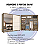 Roupeiro 268cm 02 Portas Deslizantes Cavic 100% MDF - D209-108 - Duna/Off White - Móveis Henn - Imagem 3