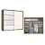 Roupeiro 02 Portas Deslizantes Cavic 100% MDF - D209-108 - Duna / Off White - Móveis Henn - Imagem 3